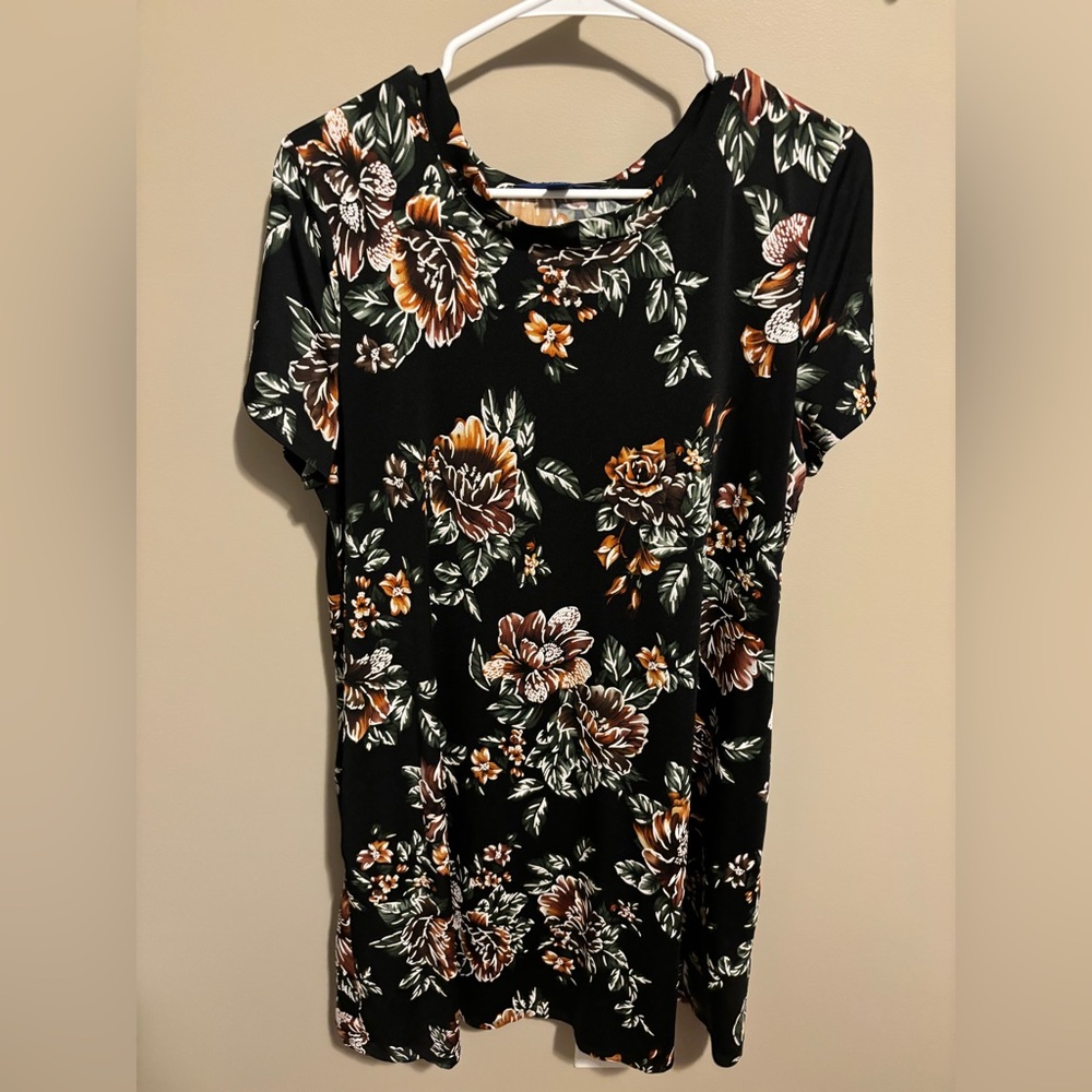 Black Floral Dress